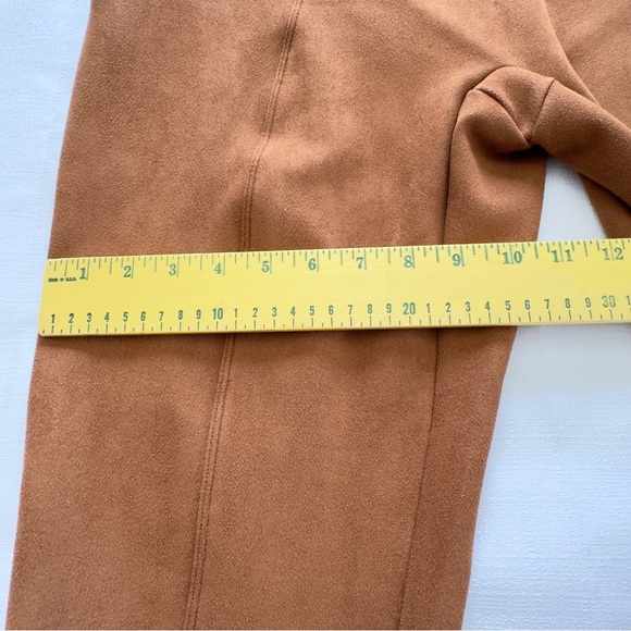 SPANX Faux Suede Leggings Caramel Size 2X - Picture 9 of 11